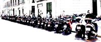 Motorbikes at the Rambla